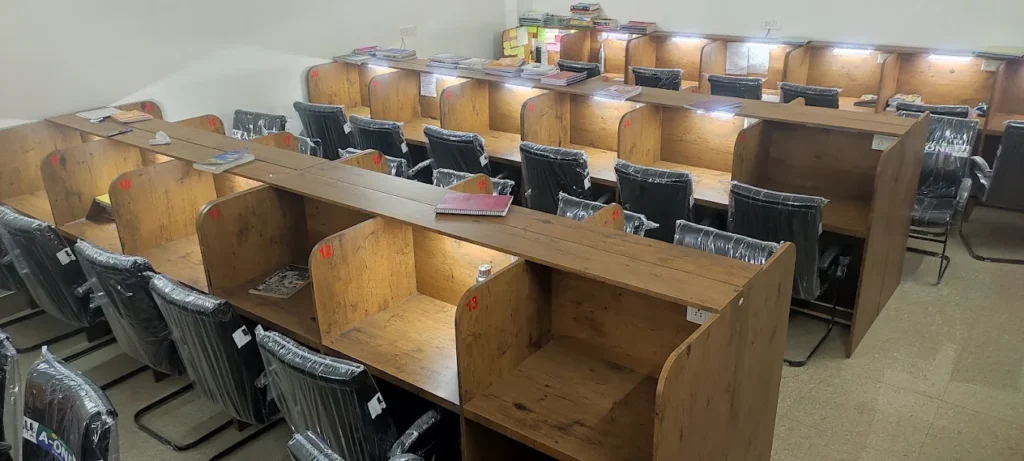 prime library inside view in sahara enclave borkhera