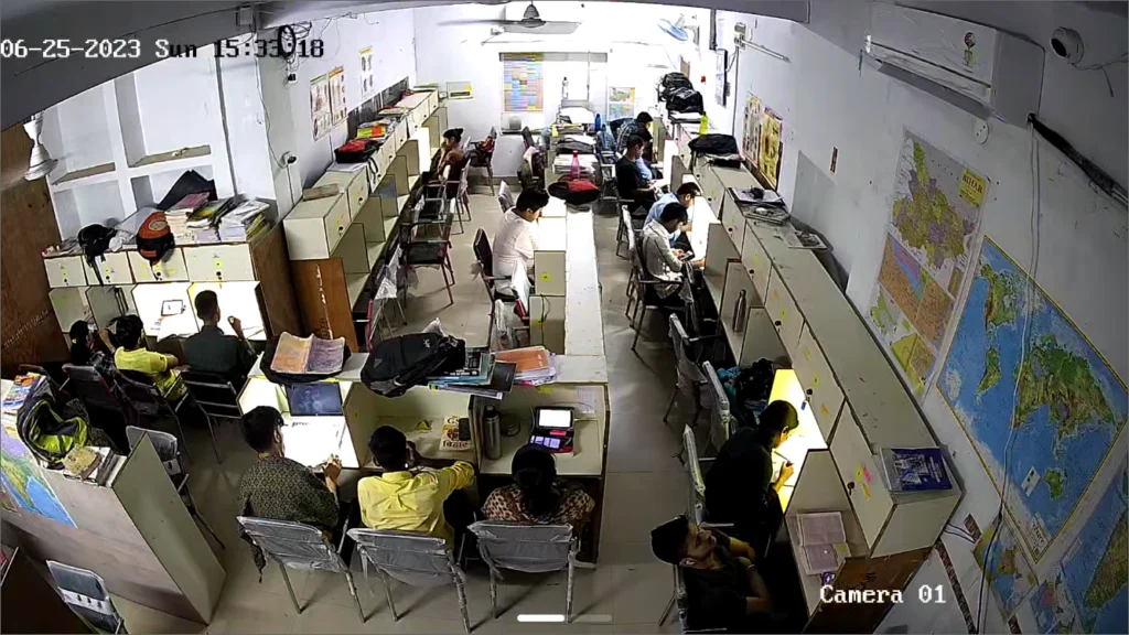 cctv footage of the ambition library